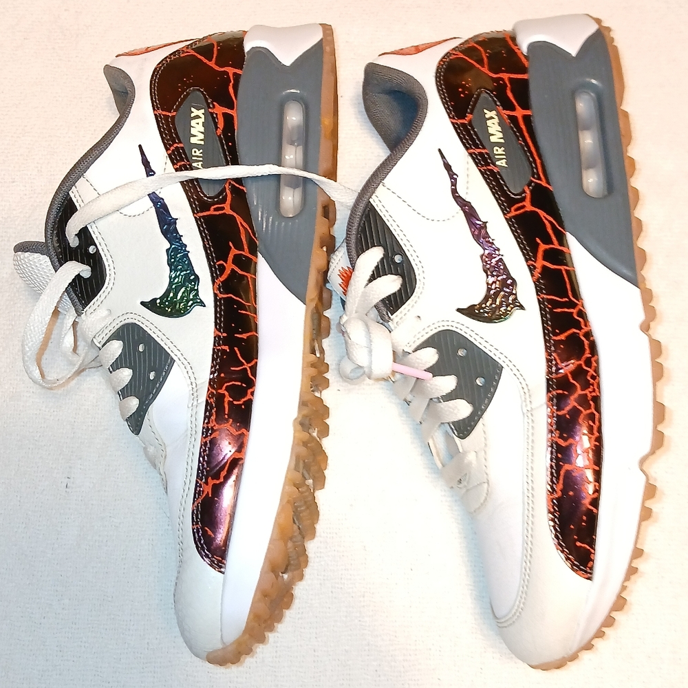 Sz.8.5 Mens Nike Air Max 90 Golf NRG Desert Camo Sneakers - Picture 3 of 9